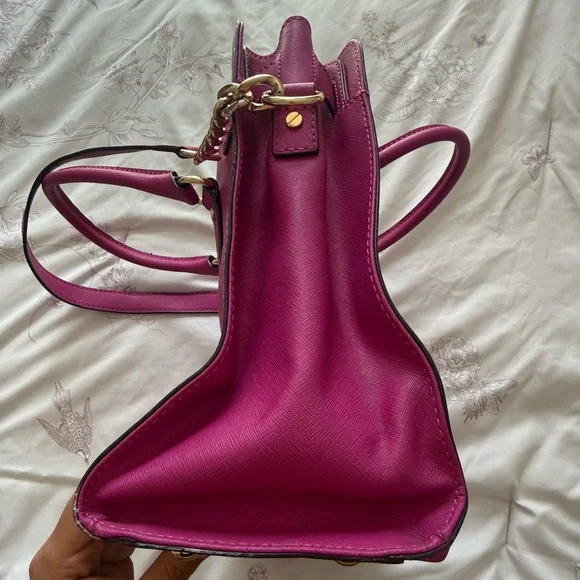 Michael Kors | Pink Large Hamilton Handbag - Picture 7 of 9